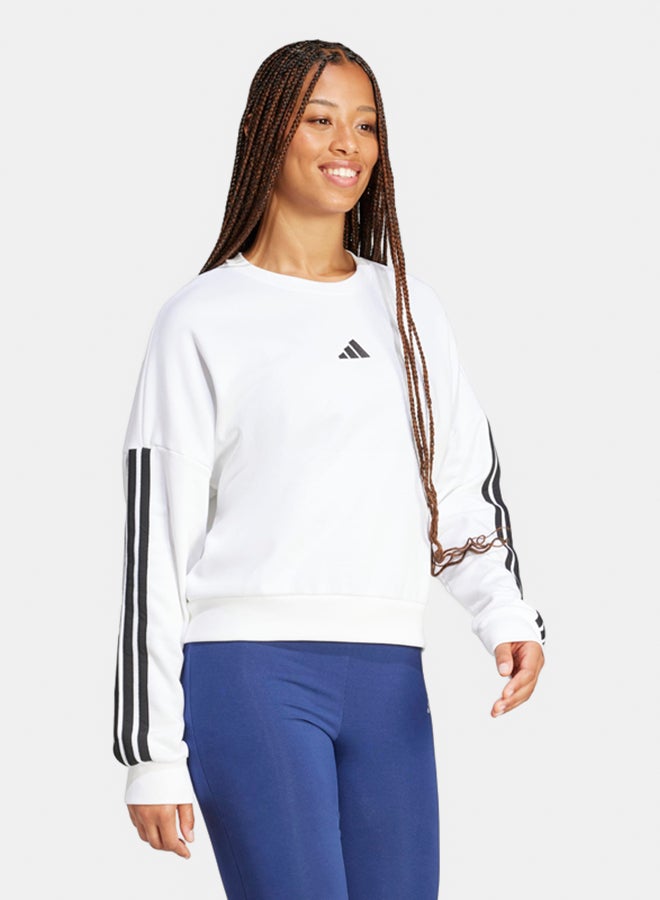 Adidas Essentials 3-Stripes French Terry Sweatshirt - Image 3