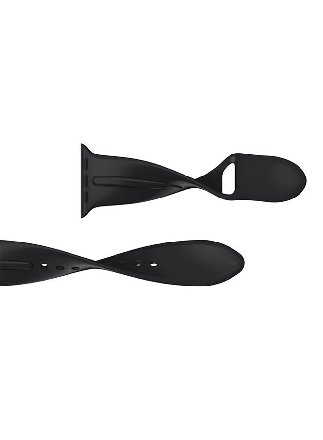 Beauenty Replacement Band Strap For Apple Watch Series Black - Image 2