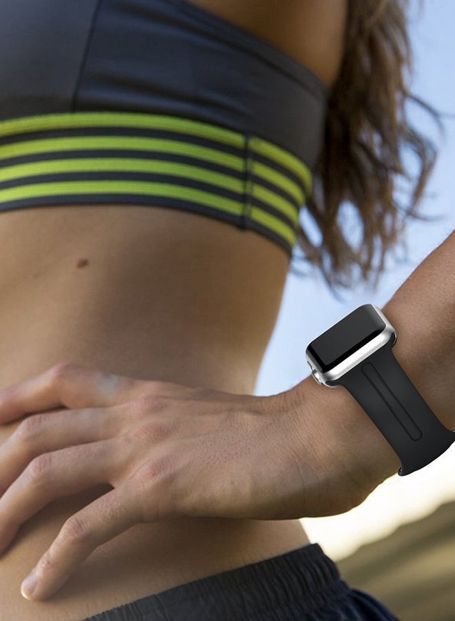 Beauenty Replacement Band Strap For Apple Watch Series Black - Image 5