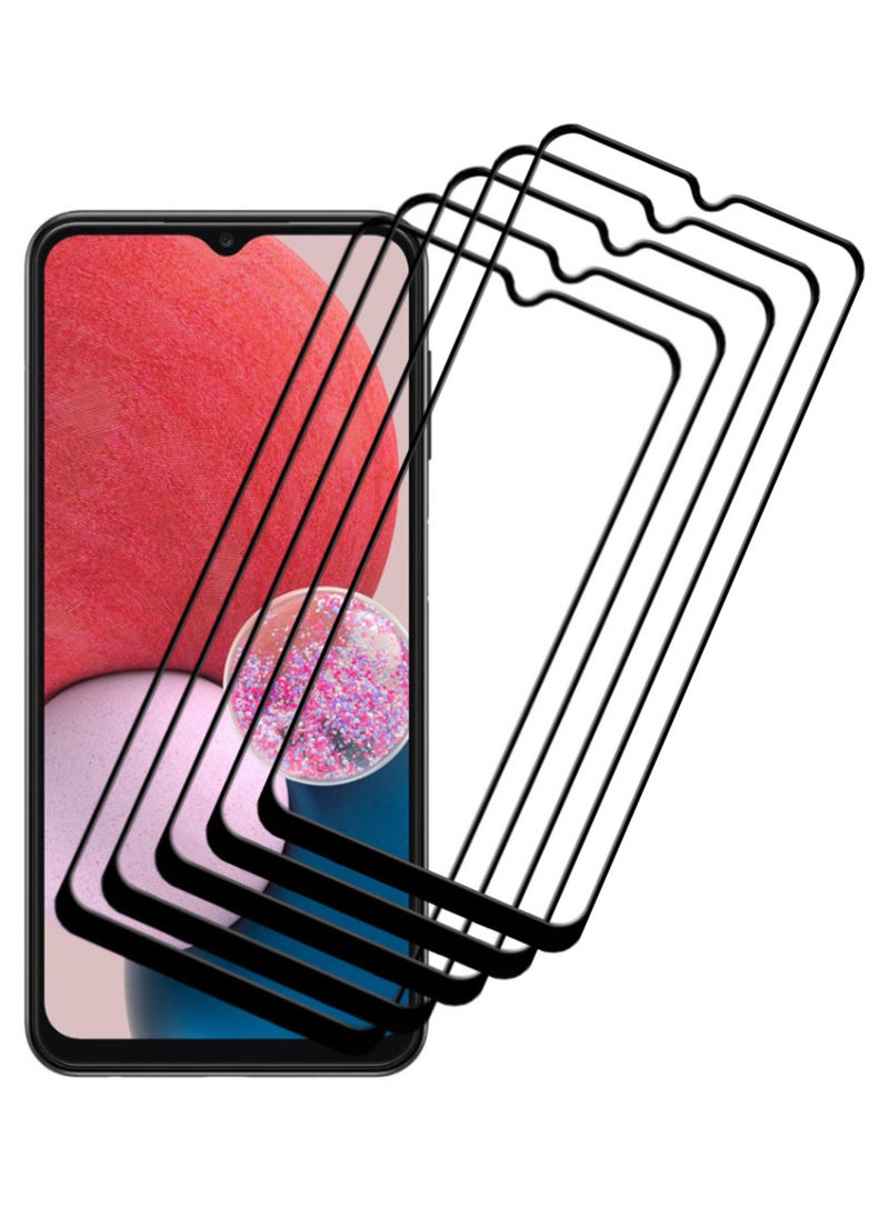 ACLIX 5 Pieces Antistatic ESD Dustproof Premium Quality High Definition Tempered Glass Screen Protector Designed For Samsung Galaxy A13 - Image 1