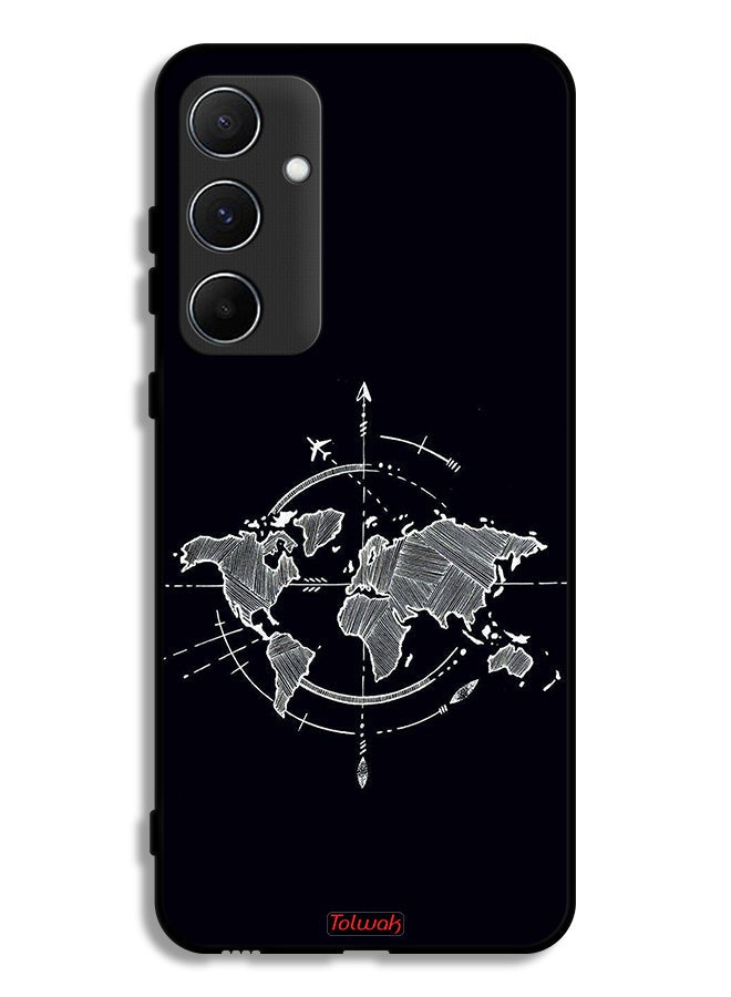 Tolwak Samsung Galaxy A55 5G Protective Case Cover Compass Art  - Image 1