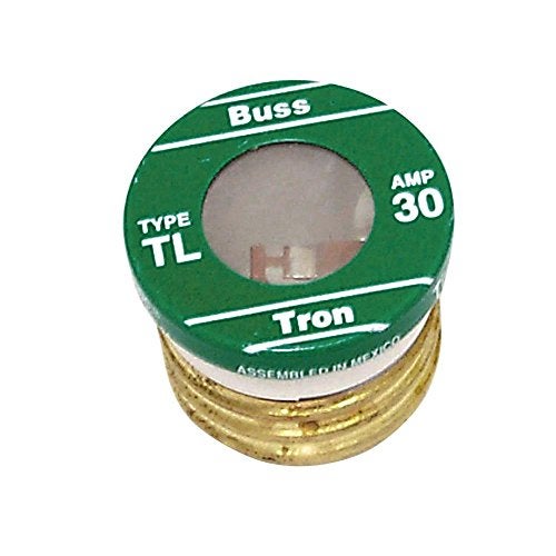 Bussmann بوسمان TL-30PK4 30 أمبير TL قابس إيدسون فيوز بتأخير زمني 4 قطع لكل عبوة (3 عبوات) - Image 1