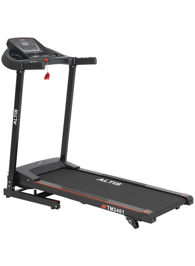 Altis Fitness TM2401L (3 Hp Peak) Automatic Motorised Treadmill for Home Use | Speed-12Km/Hr | Max User Weight 100 Kg | Manual Incline | Installation Video Assistance | Warranty 1 Year Running belt| W400xL1170mm - Image 2