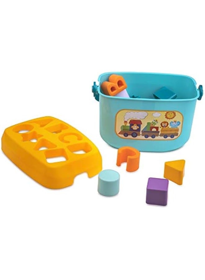 لعبة الطفل الصغير: فرز الشكل مع ABC وقطع الشكل ، لعبة فرز للتنمية ، الأطفال 18 شهرا + - Image 3