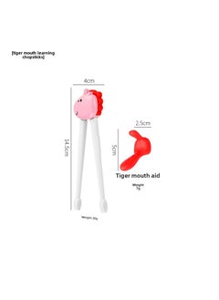 Generic Creative Cartoon Children's Practice Chopsticks Portable Baby Feeding Training Chopsticks Meal Study-Color:Tiger Training Chopsticks-pink Unicorn  - Image 1