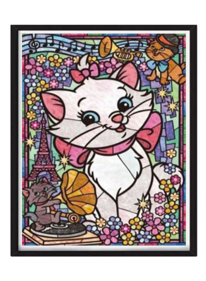 نيبمينينت مجموعة ممتازة وكاملة الثقوب لتطريز اللوحات الفنية بالألماس، يمكنك صنعها بنفسك أبيض/وردي/أخضر - Image 2