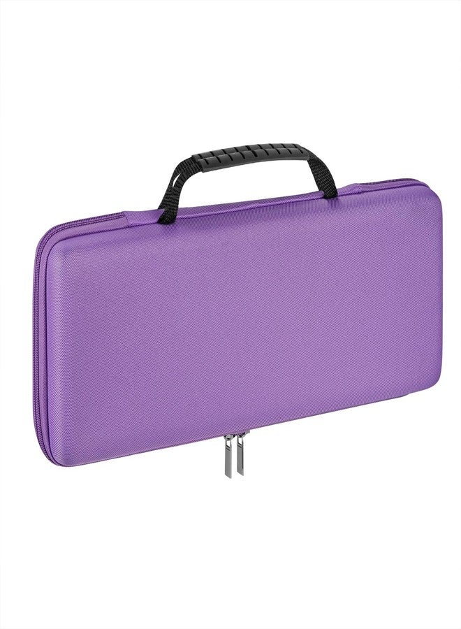 Geekria Keyboard and Mouse combo Case, Hard Shell Travel Carrying Bag for Compact 84 Key Low Profile Gaming Keyboard, Compatible with Logitech POP Keys, Nuphy Air75, LOFREE Flow84 (Purple) - Image 4