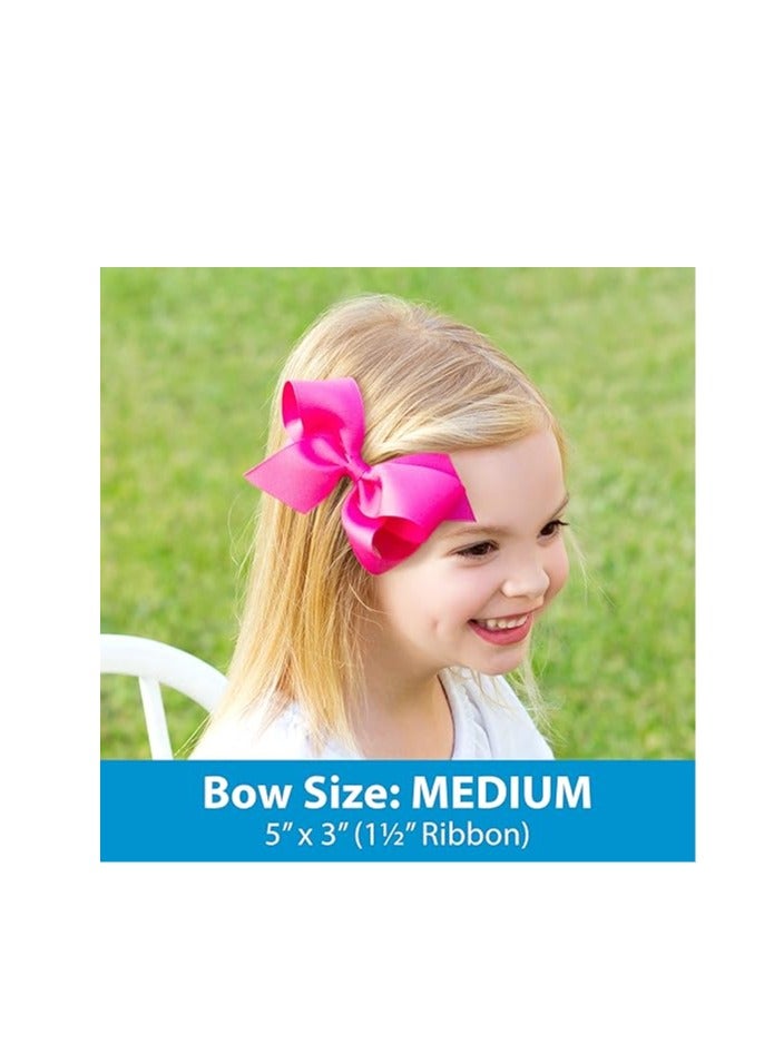 ORiTi رباط شعر كلاسيكي للبنات مع مشبك وي ستاي بلفافة بسيطة، خيارات متعددة من الألوان والأحجام لجميع أنواع الشعر، مصنوع يدويًا - Image 2