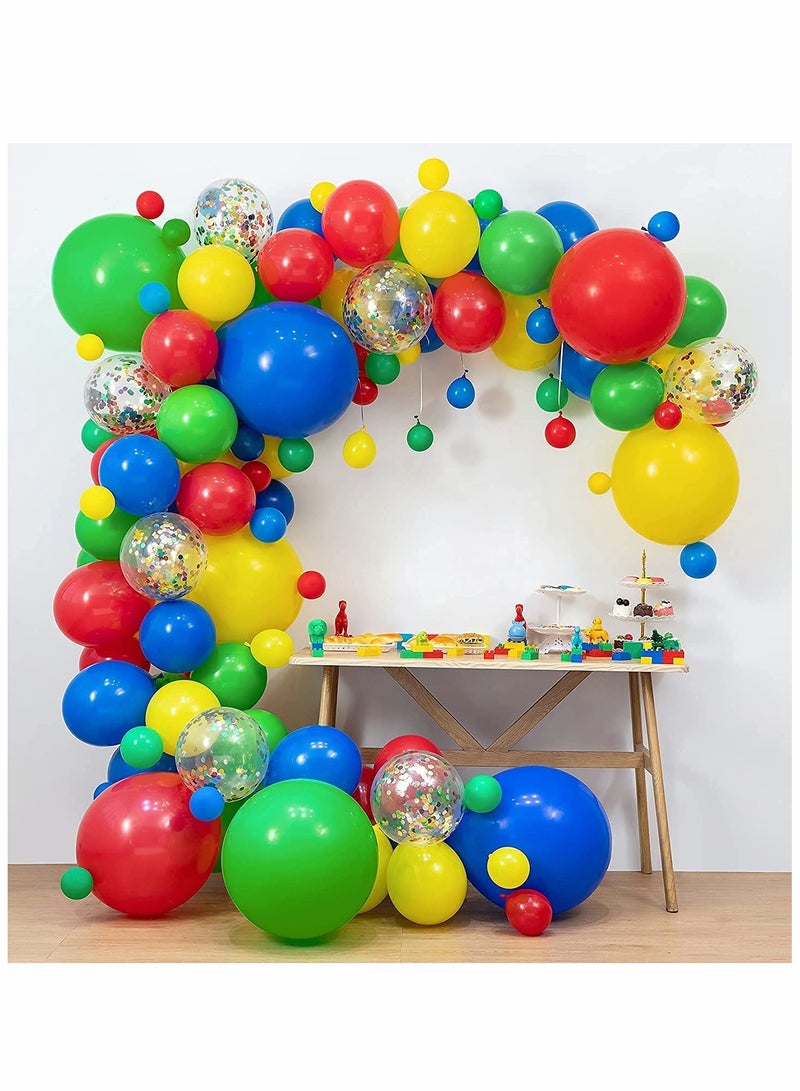 Carnival Circus Balloon Arch Garland Kit, Party Supplies for Baby Shower Theme Birthday Decorations