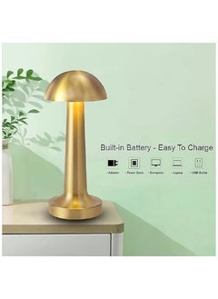 PRIMO PLUS Cordless Lamp,Mushroom Lamp,Portable LED Table Lamp with Touch Dimmable,1800MAH Rechargeable Battery Operated Lamp,Night Light for Kids Nursery,Nightstand Lamp,Bedside Lamp  - Image 4