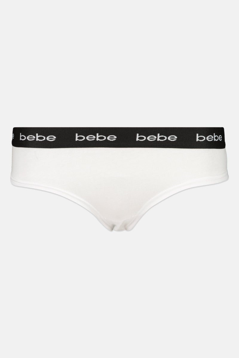 bebe Women 3 Packs Brand Logo Thong Set, Multicolor - Image 2