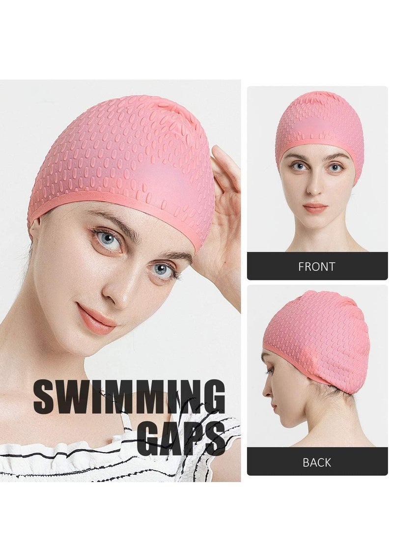 Silicone Swim Cap With High Performance Material And Hydrodynamic Shape One Size Fits All For Adults