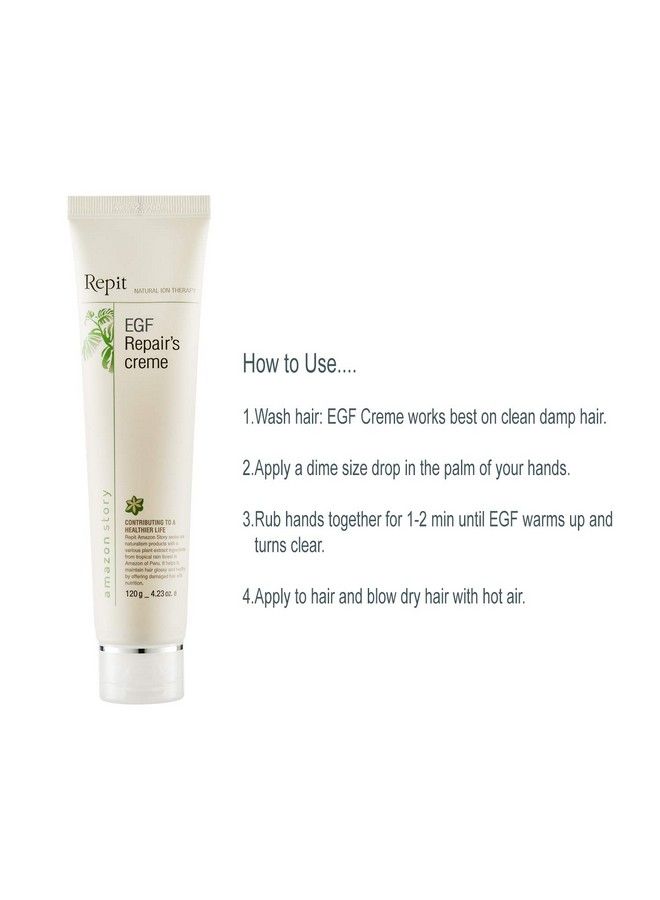 Repit Egf Hair Repair Creme 120G For All Hair Type Hair Care Treatment For Colored Hair Bleached Hair | Tionhair - Image 5