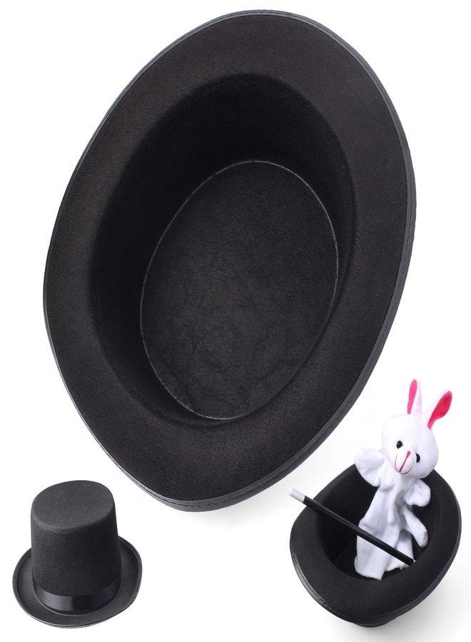 Beelittle Kids Magician Costume Set with Cloak Cape Top Hat Wand Gloves Rabbit Puppet - Image 4