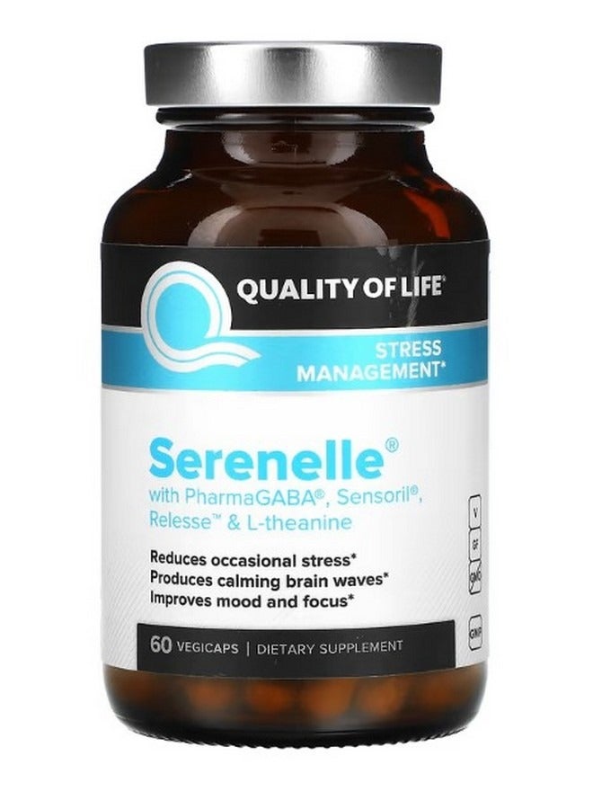 Quality of Life Serenelle Stress Management 60 VegiCaps - Image 1