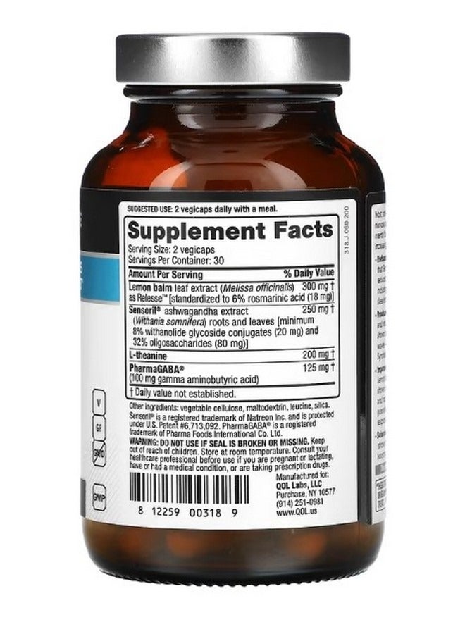 Quality of Life Serenelle Stress Management 60 VegiCaps - Image 2