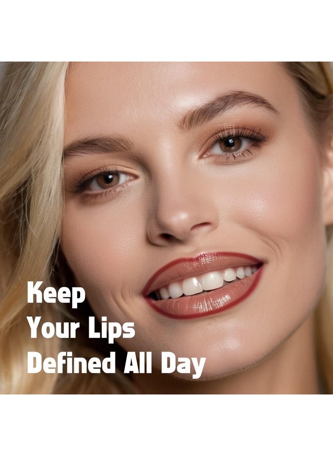 KIMUSE - Peel Off Lip Liner Stain, Long Lasting Lip Tint Stain Peel Off, Waterproof, Transfer-Proof, Highly Pigmented Color Peel Off Lip Stain Liner, Matte Finish - Image 1