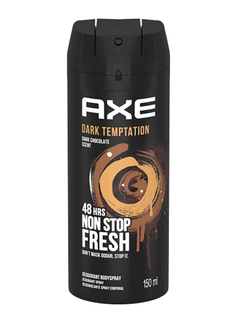 Axe Dark Temptation Deodorant Body Spray For 48 Hours Non Stop Fresh 150ml