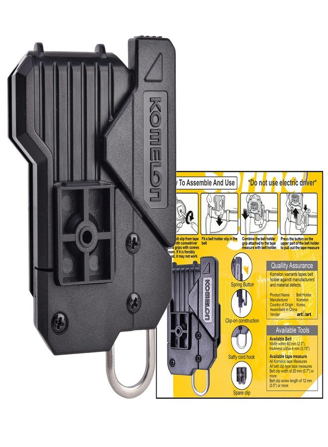 KOMELON New Komelon Belt Clip Holder Quick-Draw Safety Tools for Measuring Measure Tape with English Manual - Image 1