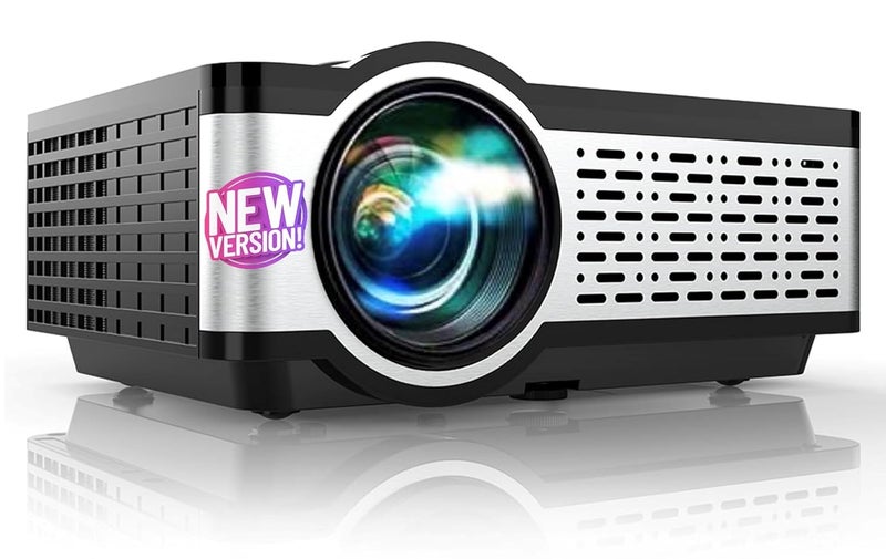 E GATE i9 Pro-Max 4X Brighter Bluetooth Projector 4k Ultra HD,400 ISO Lumens & 840fc Mega Brightness, Full HD 1080p Native, 210" (534 cm) Screen | AV, VGA, HDMI, SD Card, USB, AUX, inbuilt Speaker - Image 4