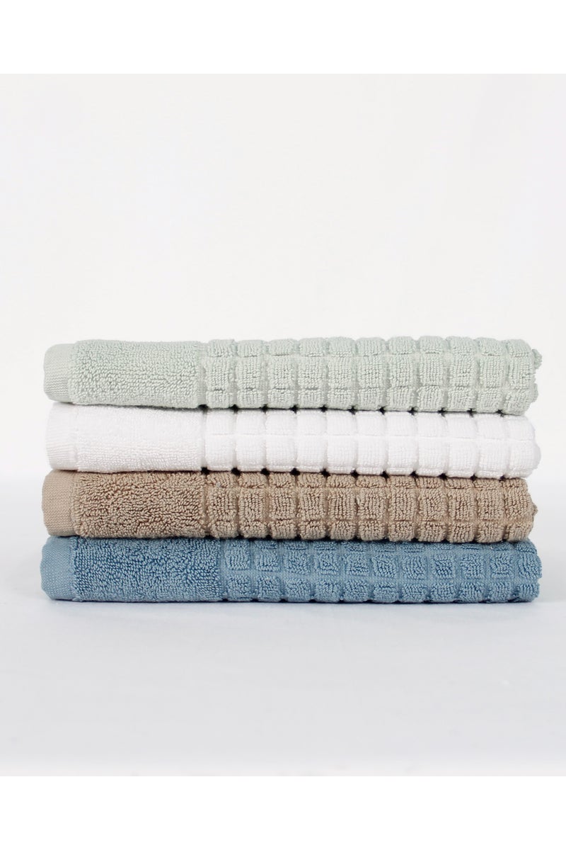 Relax Cotton Foot Print Bath Mat Gray - 93x51 cm - Image 3