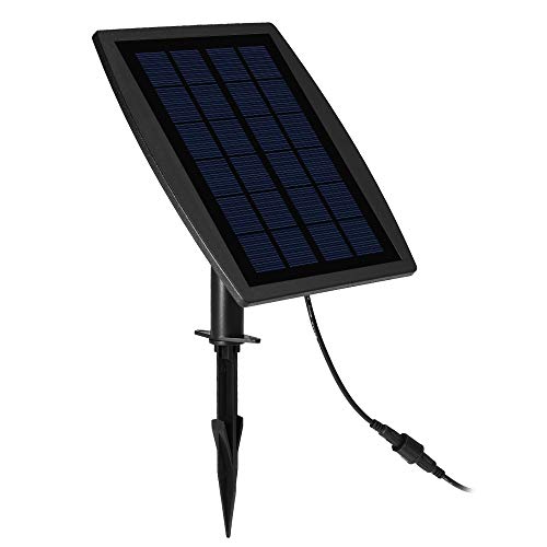 Lancoon Solar Powered Air Pump Kit, 2.5W Solar Panel, Air Pump, Air Hoses and Airing Stones for Garden Fish Tank Pool Fishing Pond - Image 3