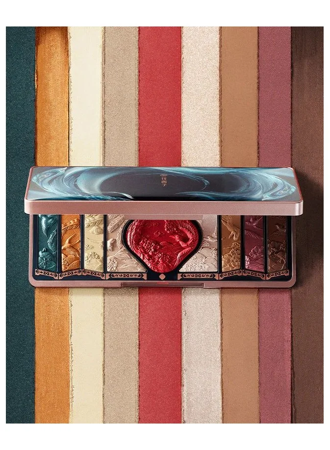فلوراسيس FLORASIS Floral Engraving Phoenix Makeup Palette - 01 Gold Brown