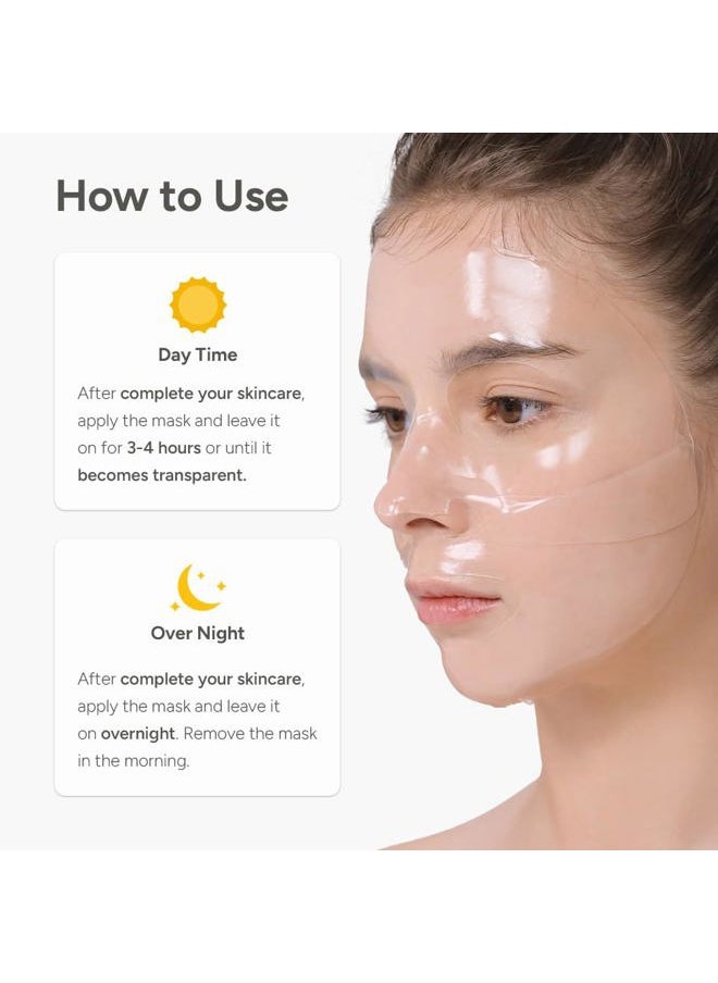 Deep Collagen Overnight mask 37gx4ea | Original Hydrating Collagen Face Mask | Real Collagen 2,160,000PPB for Elasticity |TikTok Trend Items Korean Skin Care