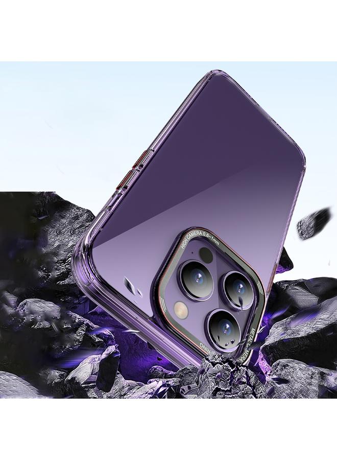 زبون جراب لهاتف iPhone 13 Pro Max MG Series جراب هاتف زجاجي شفاف كريستالي - Image 3