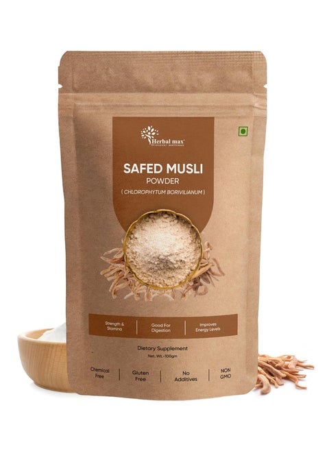 Safed Musli Powder 100Gms White Musli Powder