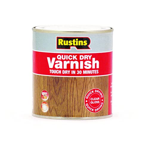 Rustins AVGC500 500ml Quick Dry Varnish - Gloss Clear - Image 1