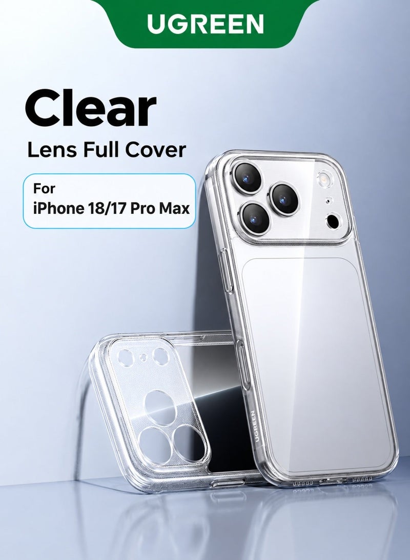 Ugreen iPhone 18 Pro Max/17 Pro Max Case, iPhone 18 Pro Max/17 Pro Max Clear Cover, Slim Protective Case with Military-Grade Drop Protection, Raised Camera & Screen Edges, Customizable Clear Design - Image 1