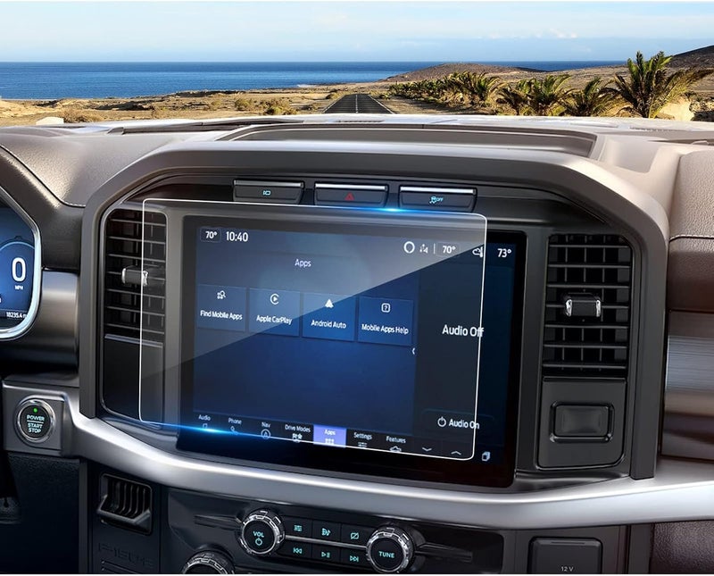 Coleya 2021-2024 2025 فورد F-150 واقي شاشة لفورد F-150 (STX/XLT/Lariat/Platinum/Limited/Tremor/Raptor/King Ranch) SYNC4 شاشة لمس 12 بوصة، زجاج مقسى 2023 2024 F150 ملحقات الشاحنة 12 بوصة خيارات شراء متنوعة - Image 1