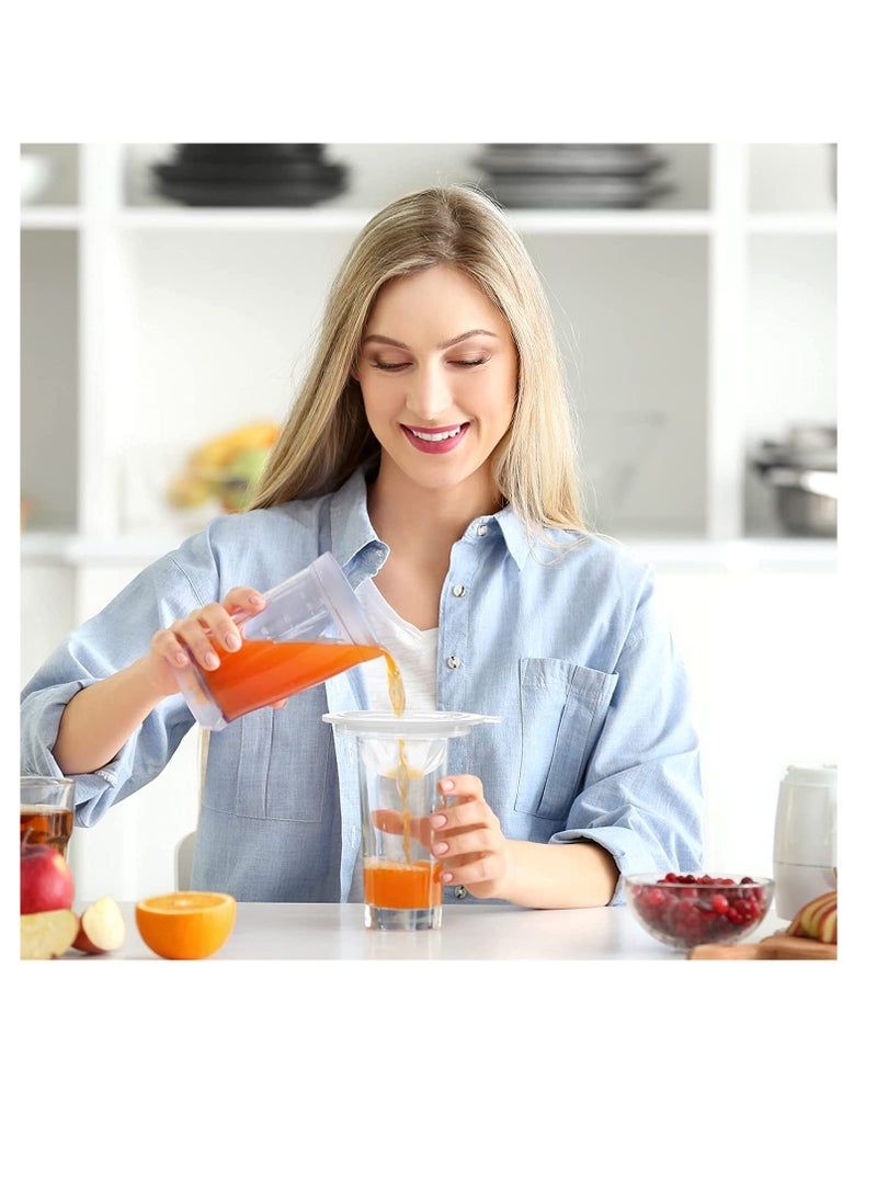 Ultra-Fine 200 Mesh Nylon Strainer - Perfect for Filtering Coffee, Juice, Oils, Soy Milk & More - Compatible with 5'' Funnels - Image 5