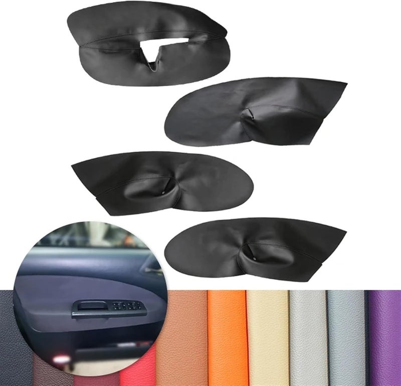 QASULER Leather Armrest Cover for Skoda and A4 MK1 - Image 4