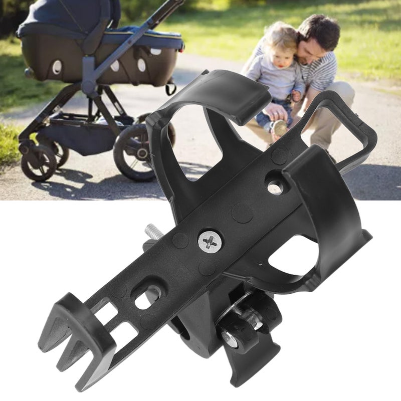 Universal Cup Holder 90 Degree Rotatable Quick Release Bike Water Bottle Holder for Stroller Scooter Carts Motorcycles - Image 5