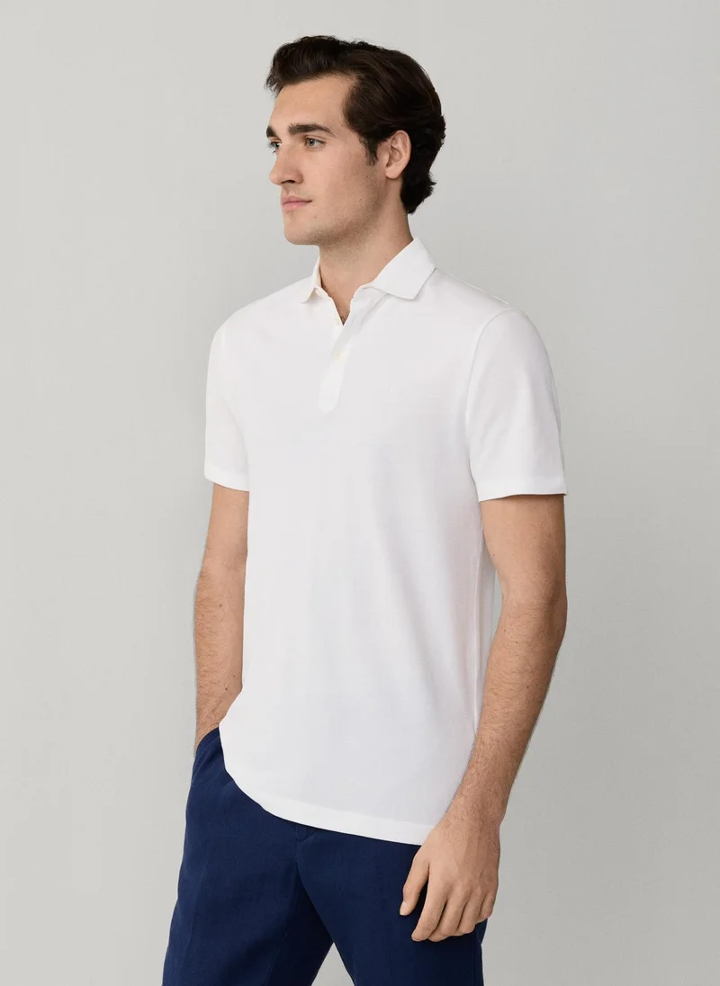 Hackett  Classic Fit Short Sleeve Pique Polo for Men | Best Price UAE