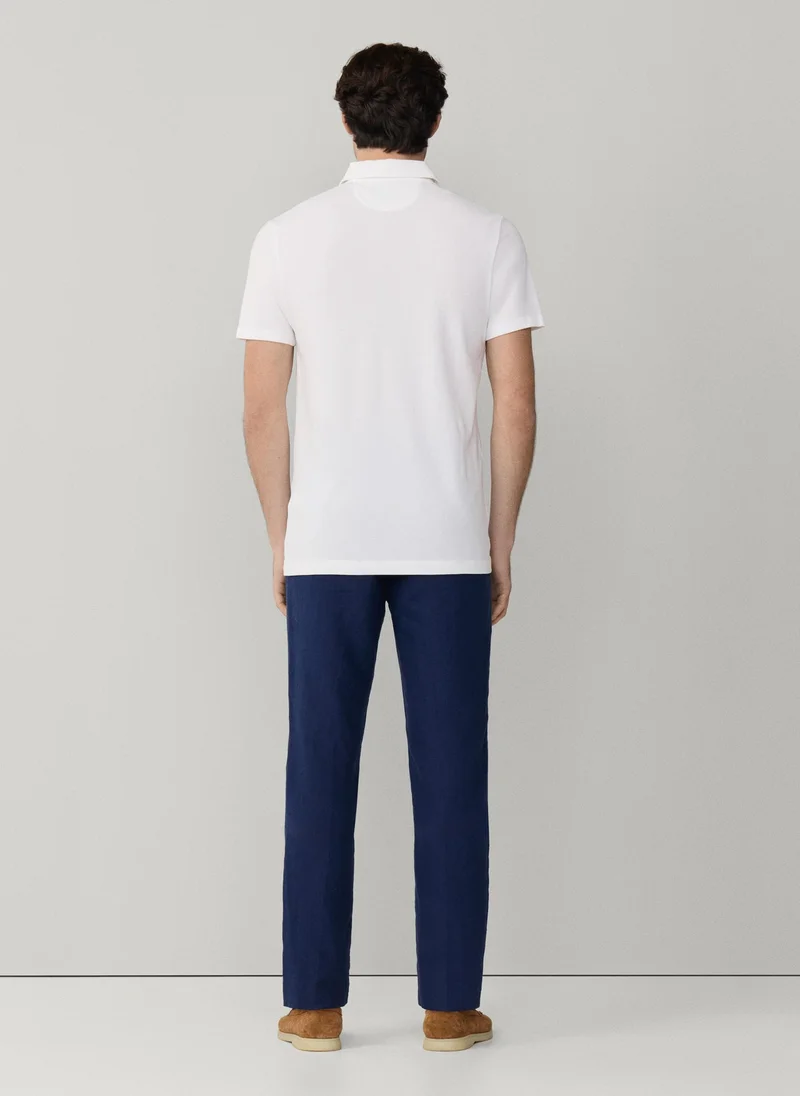 Hackett  Classic Fit Short Sleeve Pique Polo for Men | Best Price UAE