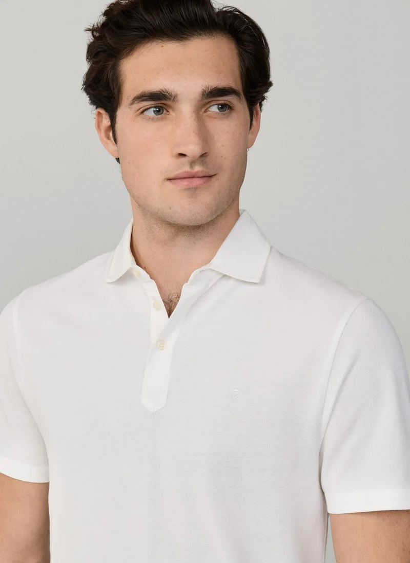 Hackett  Classic Fit Short Sleeve Pique Polo for Men | Best Price UAE