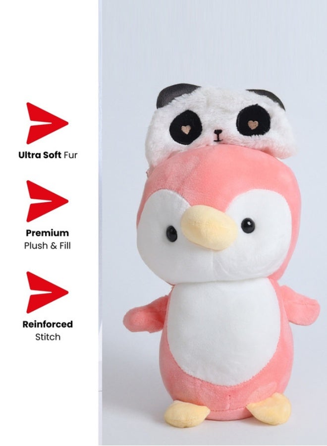 Cuddles Adorable Marshmallow Duck Plush Stuffed Animal Toy 20cm-Pink - Image 2
