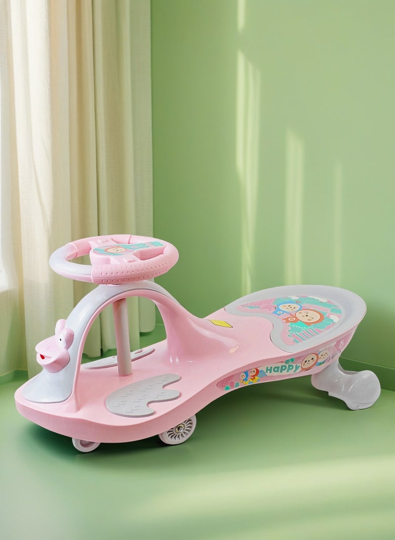 EASY FUTURE Kids Swing Car Ride on Swing Cars for Kids Twister Magic Ride on Kids Car Wiggle Car Ride-On Toy Toddler Ride-on Toy with Music for Boys & Girls - Image 5