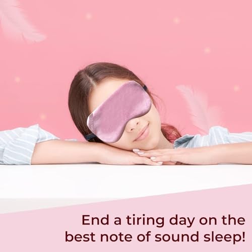 RIXTEC Eye Mask for Sleeping with Adjustable Strap Super Soft Sleeping Mask Blind Fold for Comfortable Sleep Travelling Sleep Mask Pad for men and women - Image 4