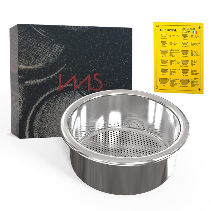 Gladwise IMS 54mm Basket for Breville 18-22g Precision Portafilter Basket fits 54mm Tampers and Bottomless Portafilters - Image 5