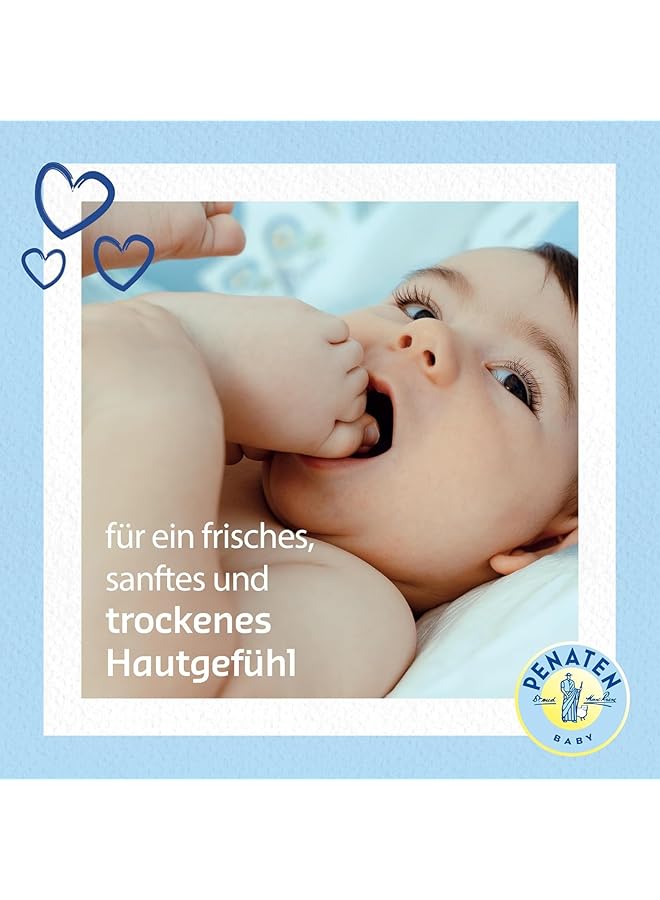 Penaten Natural Baby Powder With Aloe & Vitamin E (1 X 100 G) Protects Sensitive Skin Absorbs Moisture & Keeps Skin Dry Dermatologically Confirmed 99% Ingredients Of Natural Origin - Image 2