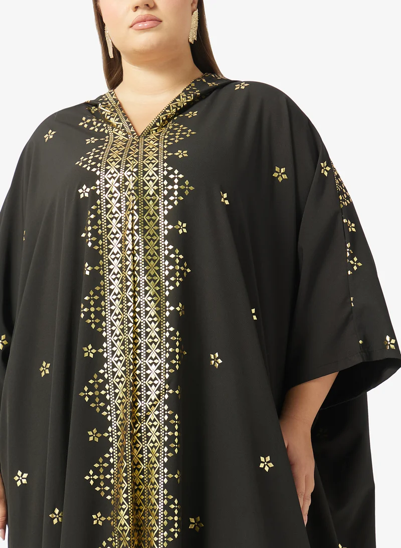 Khizana  Plus Size Embroidered Abaya for Women | Best Price UAE