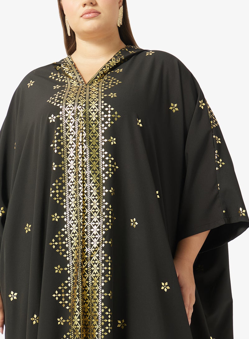 خزانة عباية مطرزة بمقاس كبير - Image 3