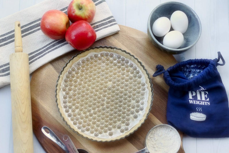 GRETEL BAKING Glass Pie Weights For Baking | Better Than Ceramic Beads! Dust Free Borosilicate Glass | Large Quantity 2.5 Pounds | Drawstring Storage Bag | Essential Baking Tools And Pie Making Accessories - Image 3