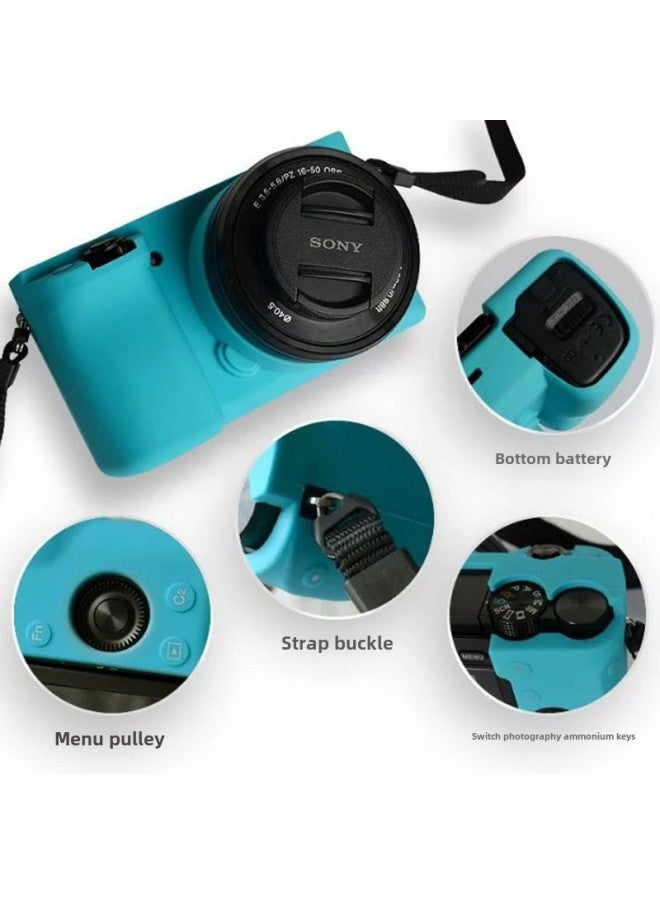 Silicone Sleeve For Sony Micro Single A5100/A5000 A6000 Silicone Sleeve Micro Camera Protective Cover Accessories-Color:A5000/A5100 White  - Image 4