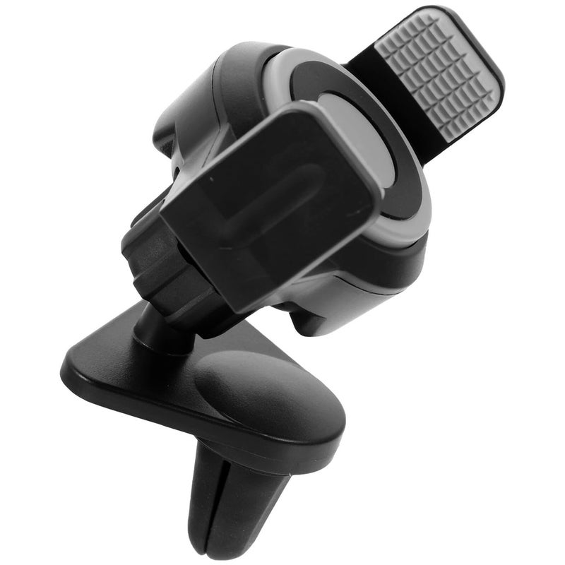 Car Phone Mount Air Outlet Holder 360 Rotatable Compact Gray Vent Clip Universal Cellphone Holder For Vehicle Use - Image 2
