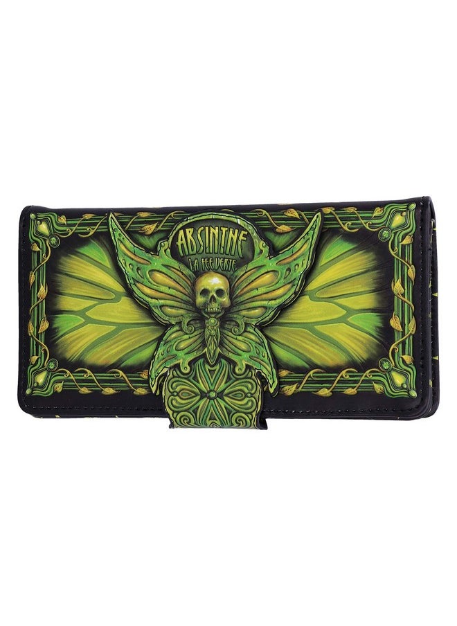 Nemesis Now - Absinthe La Fee Verte Green Fairy Embossed Purse 18.5Cm - Image 1